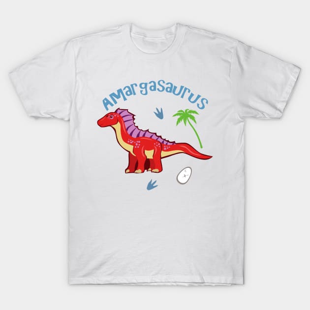 Cute Amargasaurus T-Shirt by SakuraDragon